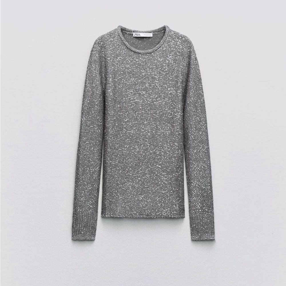 ZARA Sequin Top